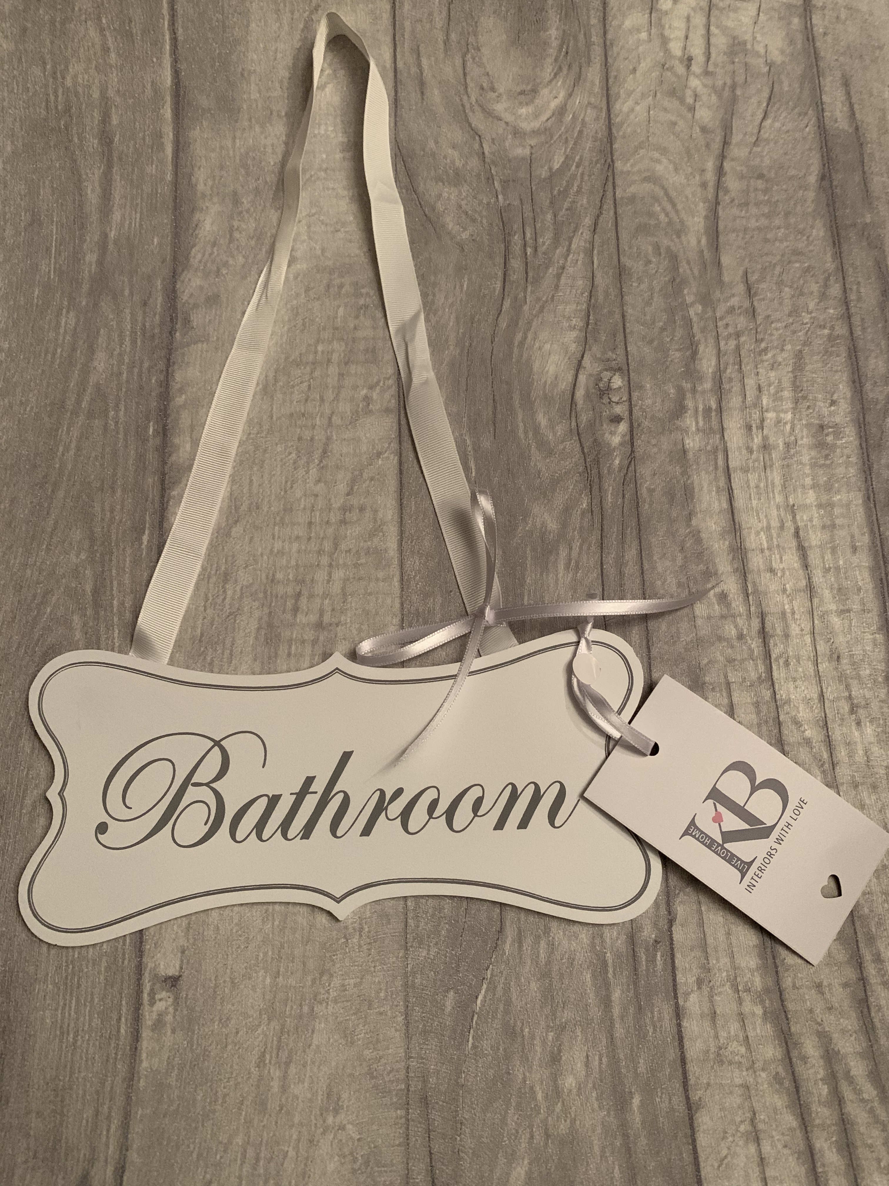 Bathroom Sign