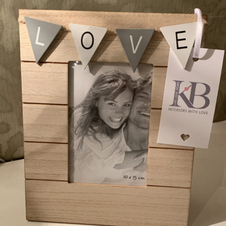 Love Bunting Picture Frame