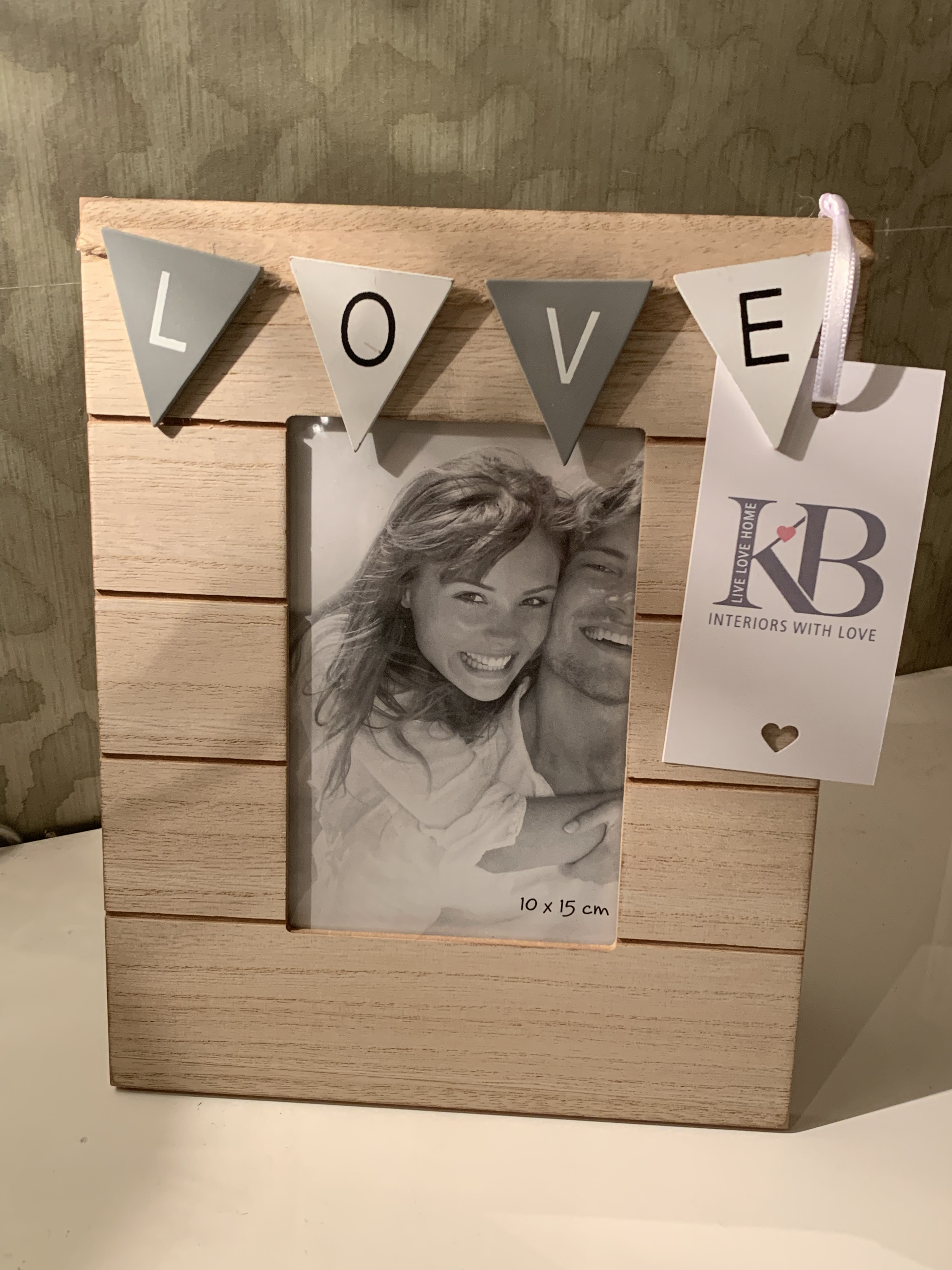 Love Bunting Picture Frame